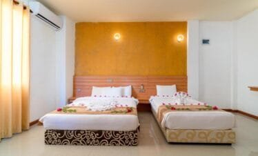 Spacious family room at Nala Veli Maldives