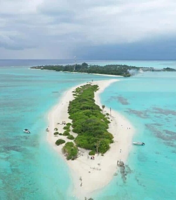 Private island picnic for families in the Maldives with stunning ocean views.